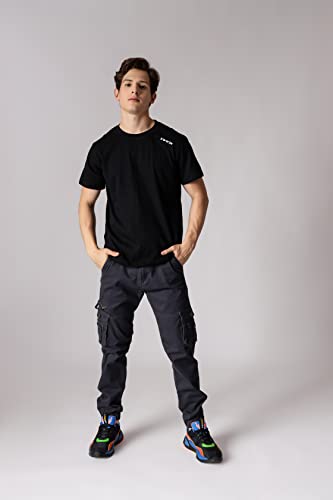 Starton Apparel XP Mixup 3D Print | Back Printed t Shirt for Men | Pre Combed Cotton (Bio-Washed) 180 GSM (STM-022)