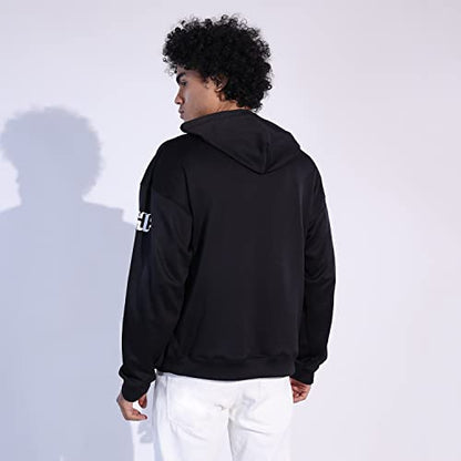 z Starton Apparel Men's Oversized Hoodies Light Weight 3D Print Typo