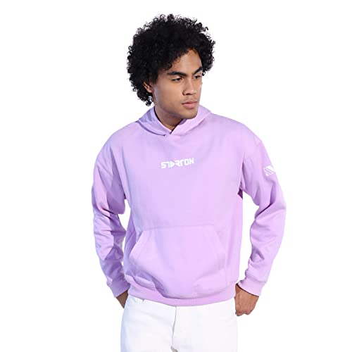 z Starton Apparel Men's Oversized Hoodie Heavy Weight 3D Print Typo