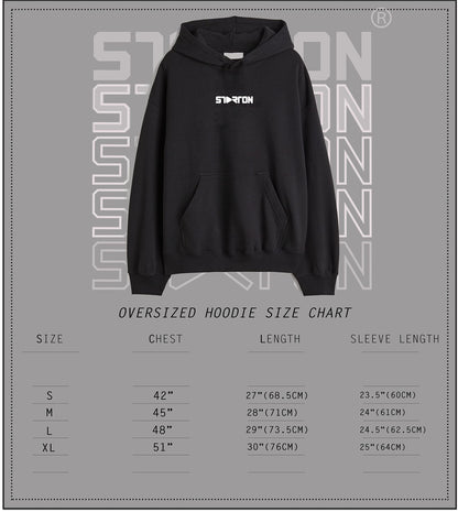 z Starton Apparel Men's Oversize Hoodie Light Weight
